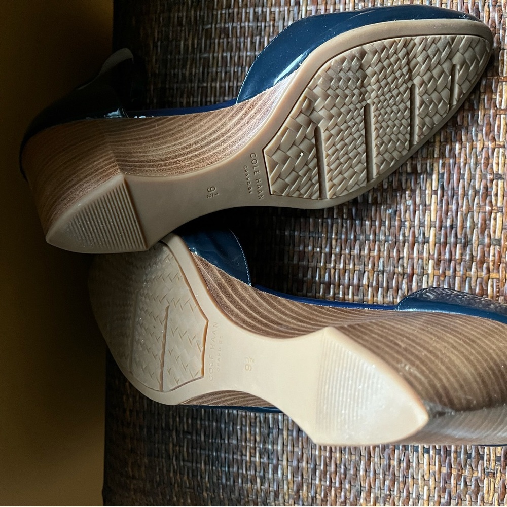Cole Haan Women's Wedges in Marine Blue - Picture 2 of 5